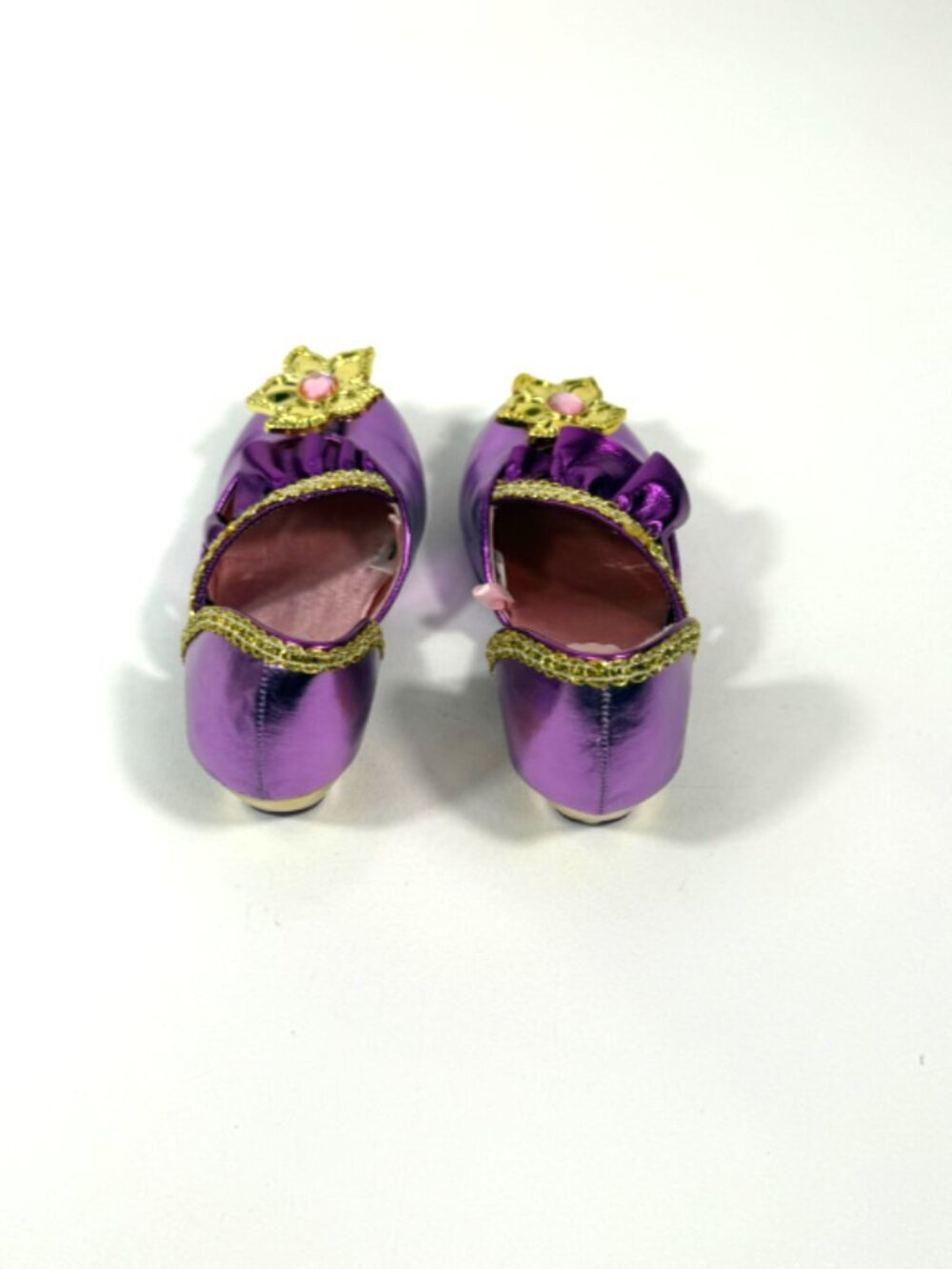 Disney Store Rapunzel Costume Shoes Tangled Sz 9/10 - Picture 2 of 4